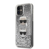 Karl Lagerfeld Liquid Glitter Hearts - Etui iPhone 11