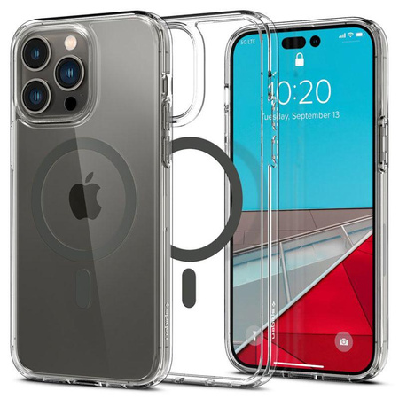 Spigen Ultra Hybrid Mag MagSafe – Etui do iPhone 14 Pro Max (Grafitowy)