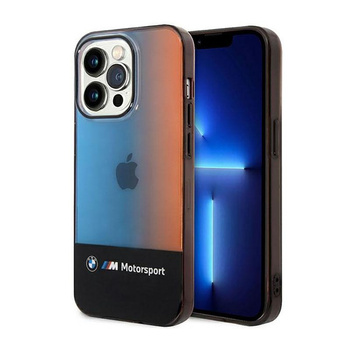BMW Half Tricolor - Etui iPhone 14 Pro (czarny)