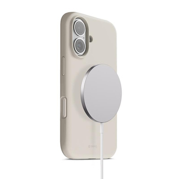 Crong Color Cover Magnetic - Etui MagSafe iPhone 17 (kamienny beż)
