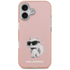 Karl Lagerfeld IML Aquarelle Choupette & Logo MagSafe - Etui iPhone 17 (różowy)