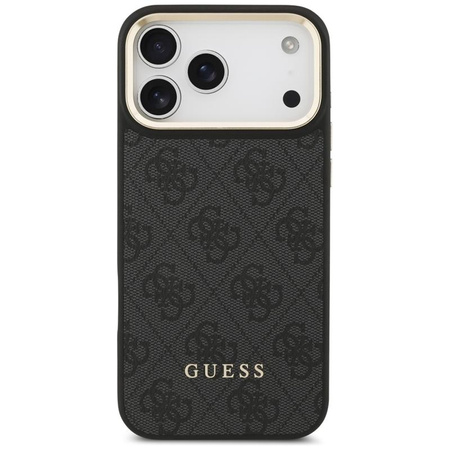 Guess Bundle Pack MagSafe 4G - Zestaw etui + portfel MagSafe do iPhone 17 Pro Max (czarny)