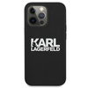 Karl Lagerfeld Silicone Stack Logo - Etui iPhone 13 Pro (czarny)