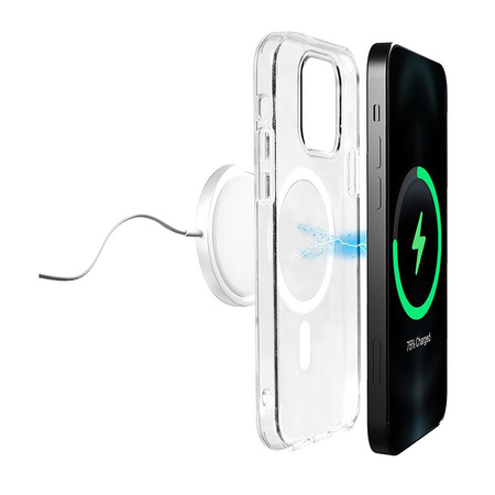 PURO LITEMAG - Etui iPhone 14 Plus MagSafe (przezroczysty)