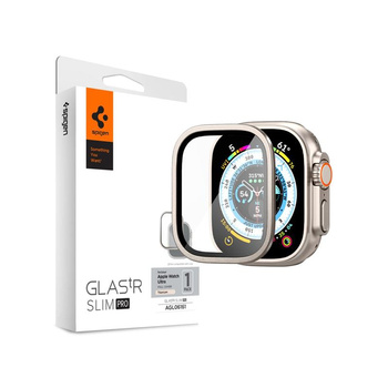 Spigen Glas.TR Slim Pro - Szkło hartowane do Apple Watch Ultra 49 mm (Titanium)