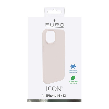 PURO ICON Cover - Etui iPhone 14 / 13 (piaskowy róż)