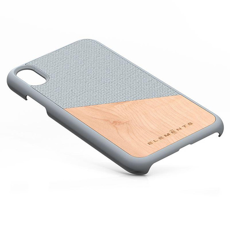 Nordic Elements Original Hel - Drewniane etui iPhone XR (Light Grey)