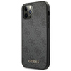 Guess 4G Metal Gold Logo – Etui iPhone 12 Pro Max (szary)
