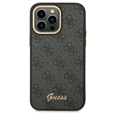 Guess 4G Metal Camera Outline Case – Etui iPhone 14 Pro Max (Czarny)