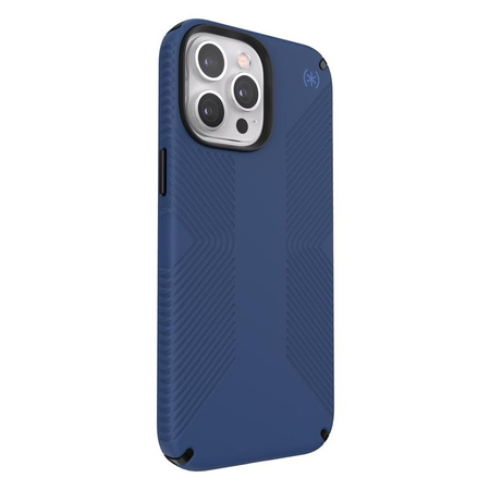 Speck Presidio2 Grip - Antypoślizgowe etui iPhone 13 Pro Max (Coastal Blue/Black)