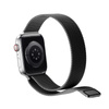 Puro Milanese Magnetic Band - Pasek ze stali nierdzewnej do Apple Watch 42/44/45 mm (czarny)