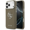 Guess Grained Big 4G Classic Logo - Etui iPhone 17 Pro Max (brązowy)