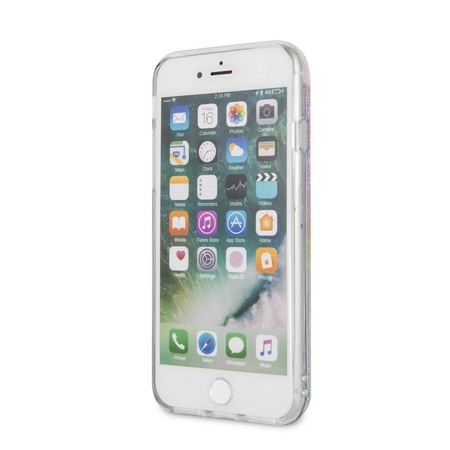 Guess Gradient Liquid Glitter Circle Logo - Etui iPhone SE 2020 / 8 / 7