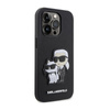 Karl Lagerfeld NFT Saffiano Karl & Choupette - Etui iPhone 14 Pro (Czarny)