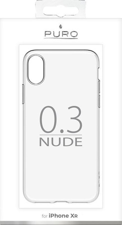 PURO 0.3 Nude - Etui iPhone XR (przezroczysty)