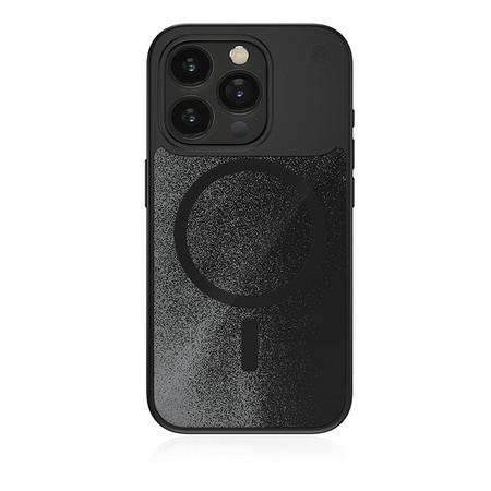 STM Relax Sand MagSafe - Etui iPhone 15 Pro (Black / Grey)