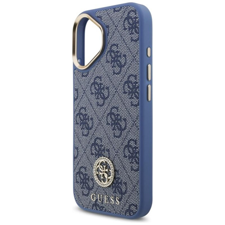 Guess 4G Strass Logo MagSafe - Etui iPhone 17 (niebieski)