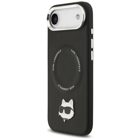 Karl Lagerfeld Choupette Pin MagSafe - Etui iPhone Air (czarny)