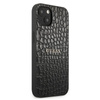 Guess Croco Stamp Lines - Etui iPhone 13 (czarny)