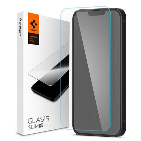 Spigen Glas.TR Slim – Szkło hartowane do iPhone 16e / iPhone 14 / iPhone 13 / iPhone 13 Pro