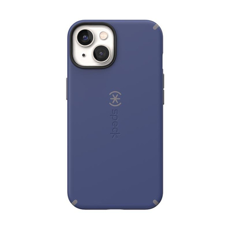 Speck CandyShell Pro - Etui iPhone 14 / iPhone 13 z powłoką MICROBAN (Prussian Blue / Cloudy Grey)