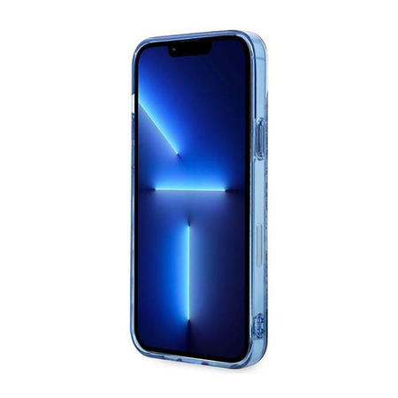 Guess Porcelain Collection - Etui iPhone 14 (niebieski)