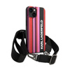 Karl Lagerfeld Color Stripes Strap - Etui iPhone 14 Plus (różowy)