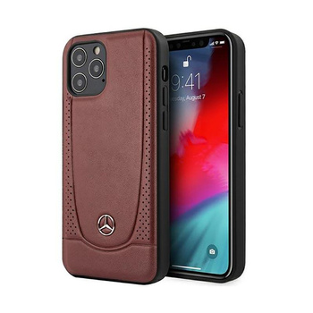 Mercedes Leather Urban Line - Etui iPhone 12 / iPhone 12 Pro (czerwony)