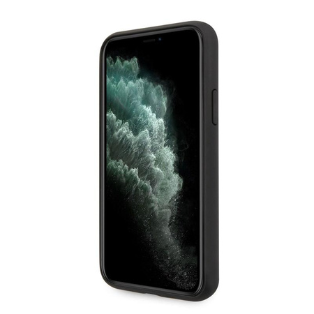 Guess 4G Bottom Stripe Collection - Etui iPhone 11 Pro (szary)