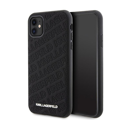 Karl Lagerfeld Quilted K Pattern - Etui iPhone 11 (czarny)