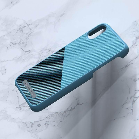 Nordic Elements Saeson Freja - Materiałowe etui iPhone Xs / X (Petrol)