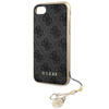 Guess 4G Charms Collection - Etui iPhone SE 2022/ SE 2020 / 8 / 7 z zawieszką (szary)
