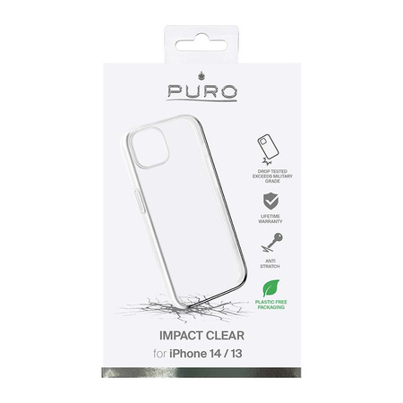 PURO Impact Clear - Etui iPhone 14 / 13 (przezroczysty)
