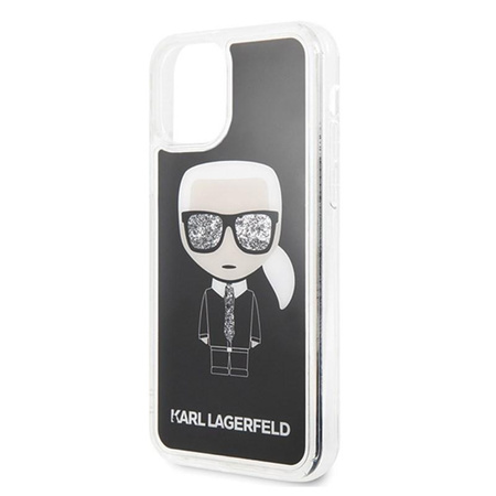 Karl Lagerfeld Iconic Glitter - Etui iPhone 11 (Black)