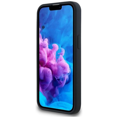 Karl Lagerfeld Silicone Karl & Choupette Heads MagSafe - Etui do iPhone 16e (czarny)