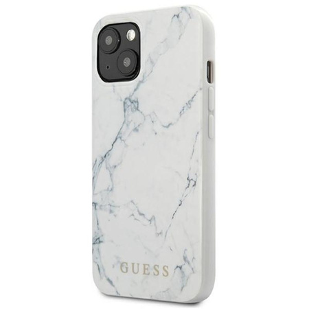 Guess Marble - Etui iPhone 13 mini (biały)