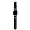 Karl Lagerfeld Silicone Karl & Choupette Heads – Pasek do Apple Watch 42/44/45 mm (czarny)