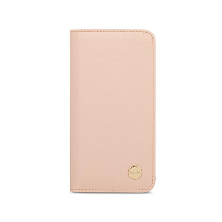 Moshi Overture - Etui 3w1 iPhone 12 Mini z kieszeniami na karty + stand up (system SnapTo) (Luna Pink)