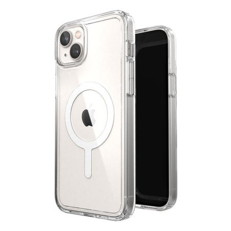 Speck Gemshell + MagSafe - Etui do iPhone 15 Plus / iPhone 14 Plus z powłoką MICROBAN (Clear)