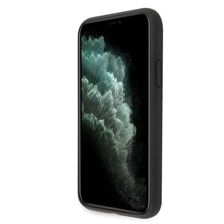 Guess Saffiano 4G Circle Logo - Etui iPhone 11 Pro Max (czarny)