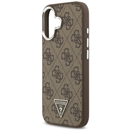 Guess 4G Triangle Logo MagSafe - Etui iPhone 17 (brązowy)