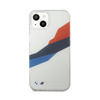 BMW Motorsport Tricolor - Etui iPhone 13 mini (przezroczysty)