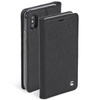 Krusell Malmo 4 Card Foliocase - Etui iPhone X z kieszeniami na karty + stand up (czarny)