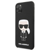 Karl Lagerfeld Fullbody Silicone Iconic - Etui iPhone 11 Pro Max (Black)