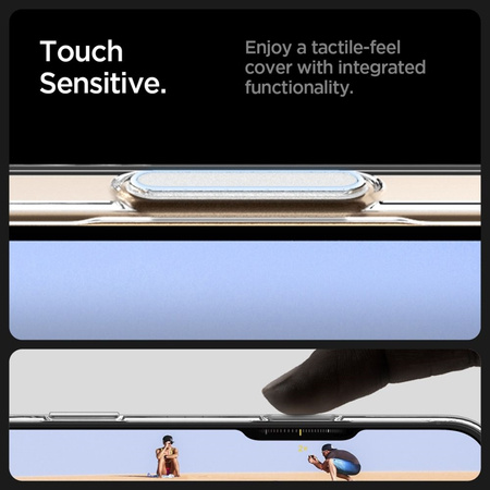 Spigen Thin Fit T Mag MagSafe - Etui do iPhone 16 Pro (Clear / White)