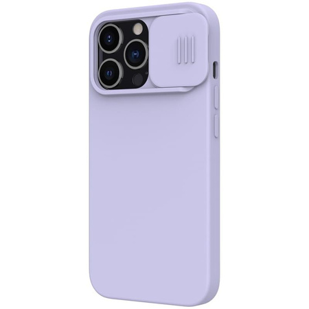 Nillkin CamShield Silky Magnetic - Etui Apple iPhone 13 Pro z osłoną aparatu (Misty Purple)