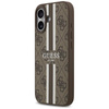 Guess 4G Printed Stripes MagSafe - Etui iPhone 17 (brązowy)