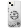 Karl Lagerfeld Liquid Glitter Round RSG Logo Case – Etui iPhone 14 Plus (srebrny)