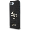 Guess Fixed Glitter Big 4G - Etui do iPhone 16e (czarny)