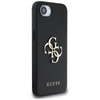 Guess Grained Big 4G Logo Small Classic Logo - Etui do iPhone 16e (czarny)